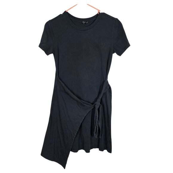 Rails Edie Tie T-shirt Dress In Vintage Black - Picture 4 of 9